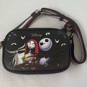 Disney Black Crossbody Bag with Nightmare Before Christmas Design